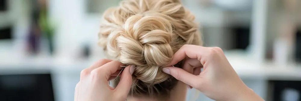 Chignon mariée à Caen